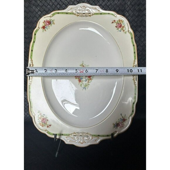 Antique 1928 W.H. Grindley Astoria 15 X 11 Platter Made In England - Picture 6 of 16